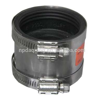 New Product 1.5 ,2,3,4,5,6,8 Inch  Deducing shielded Coupling  sewage pipe assembly